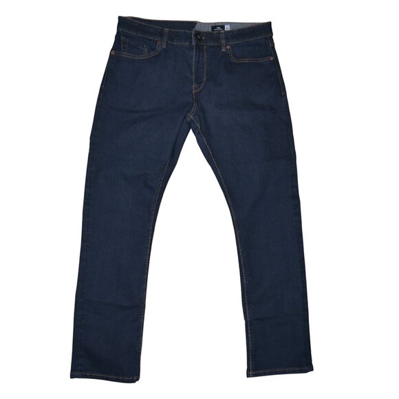 Volcom Vorta Slim Straight Men's Jeans Men's Size 36x32 Stretch Denim Skater - Picture 2 of 12